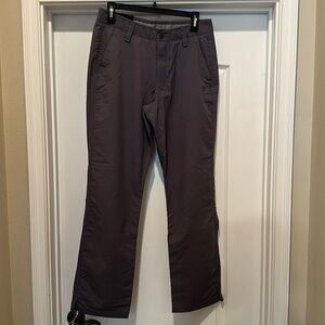 Gray Under Armour Golf Pants
